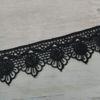 Мереживо макраме 3,0см чорне 0575-1152 737