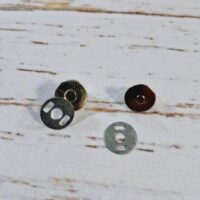 Кнопка магнітна ультратонка мідна 10*15мм платина СФ1005м01