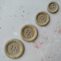 Пуговицы швейные О-12 34мм натуральный серо-бежевый