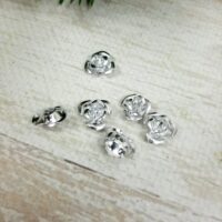 Розочка метал 0,9мм серебро СП-170