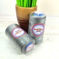 Нитка поліестер 40/2 5000ярд 110 світло-сіра MAXIMA