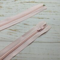 Молния разъемная, витая, Т5, 80см, нейлон, 0969 светло-розовый