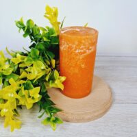 Свічка циліндр 55*100мм жовтогарячий С5510-225