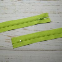 Молния брючная неразъемная, витая, Т3, 18см, нейлон, 3348 салатовый