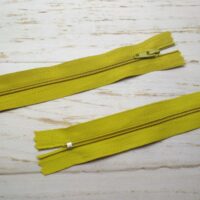 Молния брючная неразъемная, витая, Т3, 18см, нейлон, 0734 липа