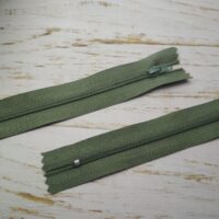 Молния брючная неразъемная, витая, Т3, 18см, нейлон, 3022 фисташка