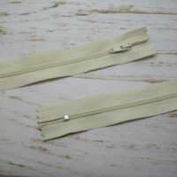 Молния брючная неразъемная, витая, Т3, 18см, нейлон, 0712 беж