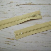 Молния брючная неразъемная, витая, Т3, 18см, нейлон, 0739 темный беж