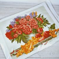 КІО 16-07 Троянди з фруктами 33*45см схема для вишивки нитками