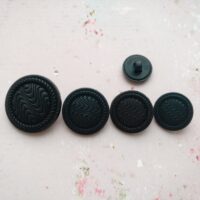 Пуговицы фигурные О-04-3 25мм синий