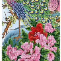 ЮМА 381П Сказочные красавцы. Павлины, схема под бисер