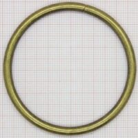 Кольцо металлическое 50мм/4 антик 717