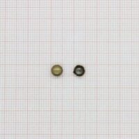 Крабик металл круглый 5мм антик 50шт 927