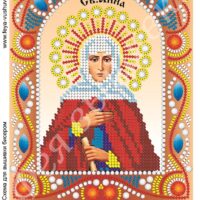 Фея Вышивки ИК-10 Св. Анна, схема под бисер с камнями