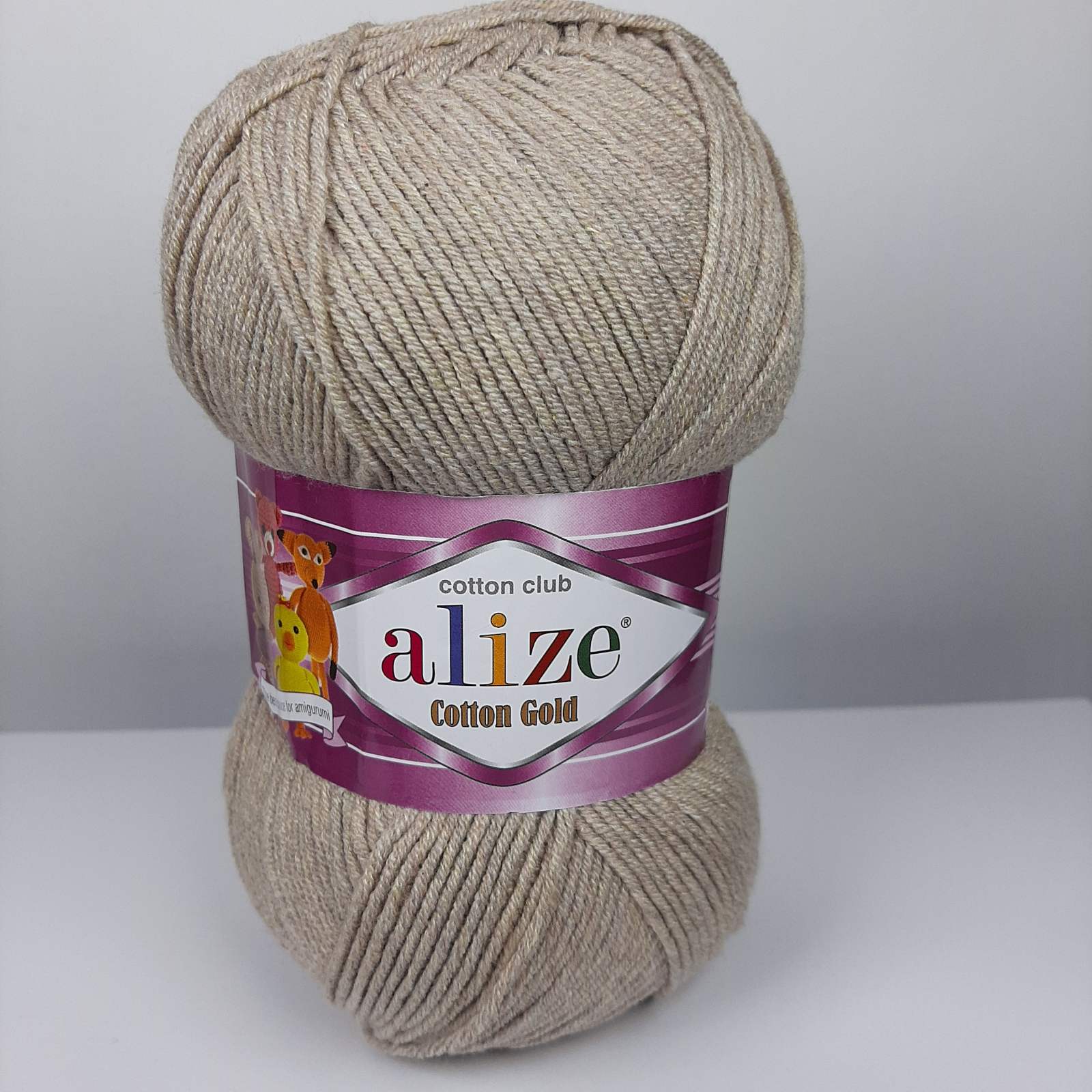 Алізе Котон Голд (Alize Cotton Gold) 100г/330м 152 бежовий меланж