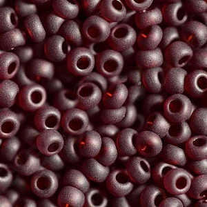 Бісер 90120/1 (177) Preсiosa 10/0 бордо прозорий матовий 25г