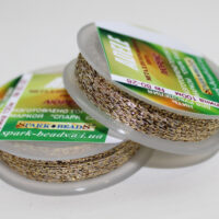 Люрекс Адель Spark Beads 100м №80-28 світле золото