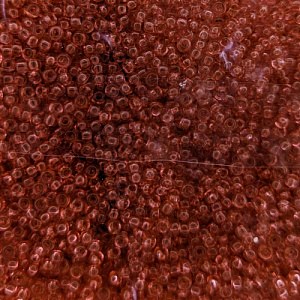 Бісер 07022 Preсiosa 10/0 кришталевий червоно-рожевий темний 25г