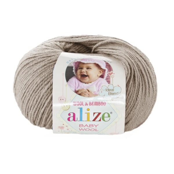 Алізе Бебі вулл (Alize Baby Wool) 50г/175м 167 сіро-коричневий