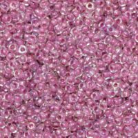 Бісер 58598 Preсiosa 10/0 тьмяно-рожевий профарбований райдужний 25г
