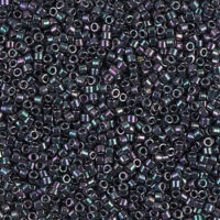 Бісер Miyuki Delica Beads 11/0 5г DB-1001 райдужний, темно-синій