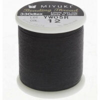 Бісерна нитка Miyuki (50 м) нейлон, димчато-сірий 12 K4570