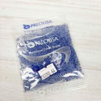Бісер 00330 Preсiosa 10/0 прозорий з синiми смужками  25г