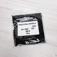 Бісер 28918 Preсiosa 10/0 графіт перлинний 25г