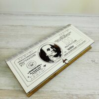 ПА-Ш-949 Шкатулка белая 100 долларов 3мм