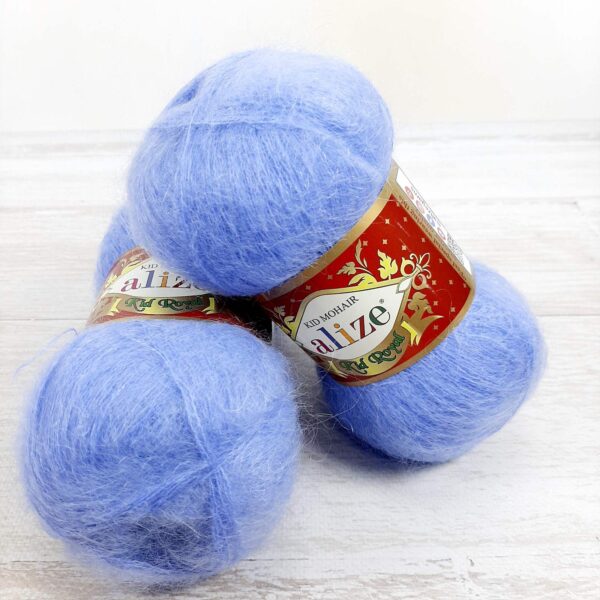 Алізе Кід Мохер (Alize Kiid Mohair) 50г/500м 040 блакитний
