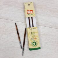 PRYM Спиці короткі натуральні KnitPro 3,0 11,6см 223302