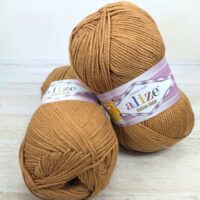Алізе Котон Голд (Alize Cotton Gold) 100г/330м 499 волоський горіх