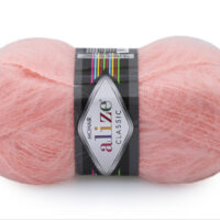 Алізе Кід Мохер (Alize Kiid Mohair) 50г/500м 491 персик