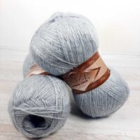 Алізе Ангора Голд Сімлі (Alize Angora Gold Simli) 100г/500м 021 сірий