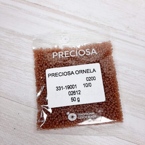 Бісер 02612 Preсiosa 10/0 припорошена троянда 25г