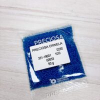 Бісер 02633 Preсiosa (Чехия) синiй 25г