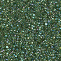Бісер Miyuki Delica Beads 11/0 5г DB-1247 блискучий, сіро-зелений