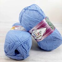 Алізе Котон Голд (Alize Cotton Gold) 100г/330м 040 блакитний