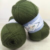 Алізе Ланаголд (Alize LanaGold) 800 100г/800м 029 лісова зелень