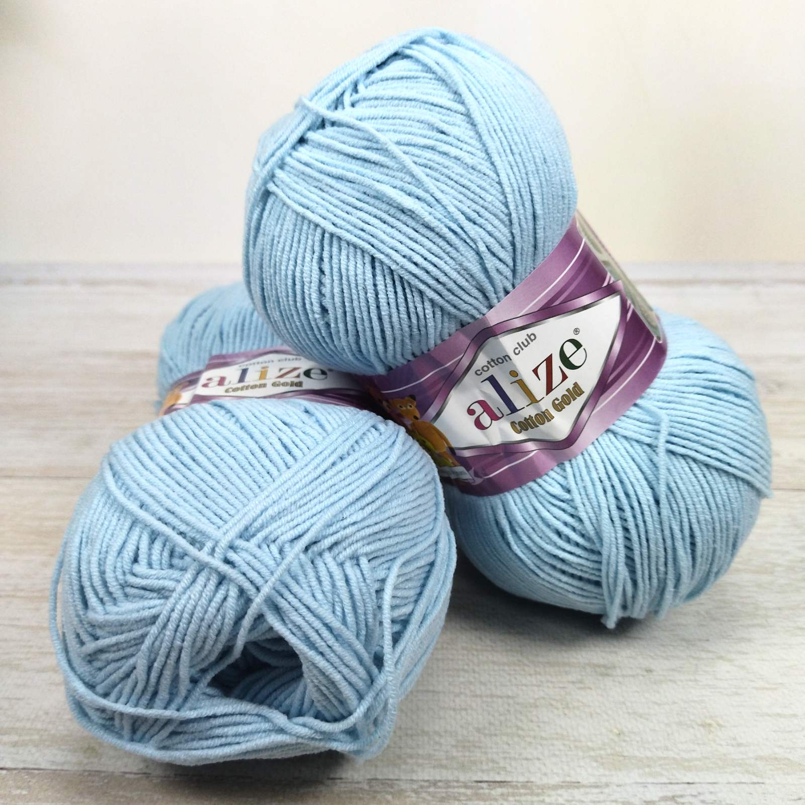 Алізе Котон Голд (Alize Cotton Gold) 100г/330м 514 перцева м'ята