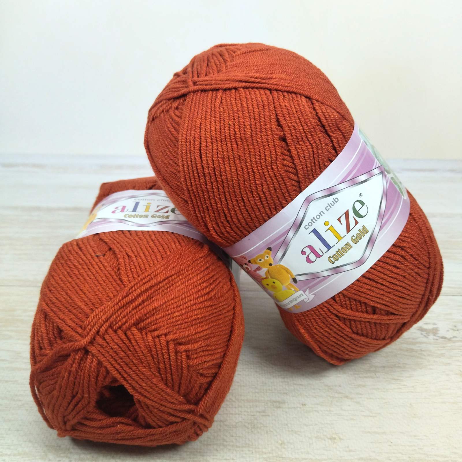 Алізе Котон Голд (Alize Cotton Gold) 100г/330м 036 терракот