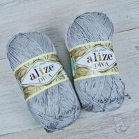 Алізе Діва (Alize Diva) 100г/350м 168 біла зима