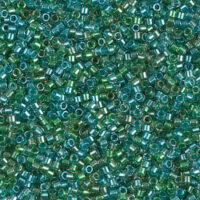 Бісер Miyuki Delica Beads 11/0 5г DB-984 блискучий, зелено-бірюзовий