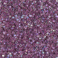 Бісер Miyuki Delica Beads Cut 11/0 5г DBC-56 рубка райдужний бузковий середній