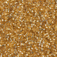 Бісер Miyuki Delica Beads 11/0 5г DB-42 блискучий, янтарне золото