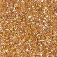 Бісер Miyuki Delica Beads Cut 11/0 5г DBC-100 рубка янтарний