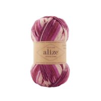 Алізе Вултайм (Alize Wooltime) 100г/200м 11020 біло-рожевий
