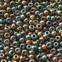 Бісер 19155 Preсiosa 10/0 зелений хамелеон 25г