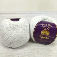 Аванти Ярн Ангора (Avanti Yarn Angora) +пайетка 50г/350м 101 белый