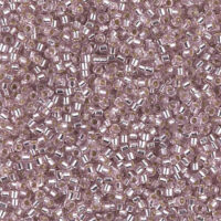 Бісер Miyuki Delica Beads 11/0 5г DB-1433 блискучий, світло-срібно-рожевий